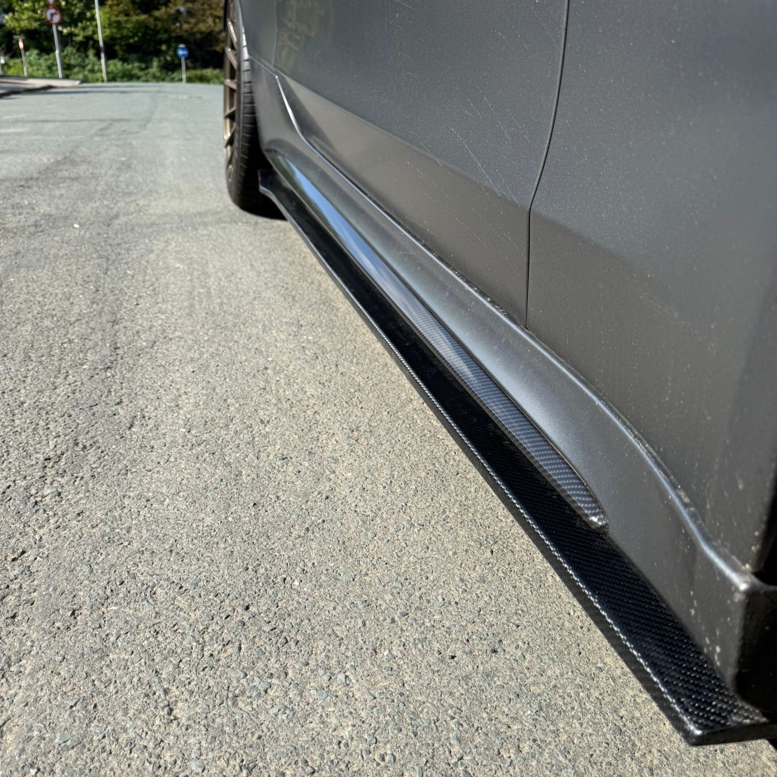 AMG Style Carbon Fibre Side Skirts for Mercedes W205 C Class & C63 15-21 - Carbon Factory