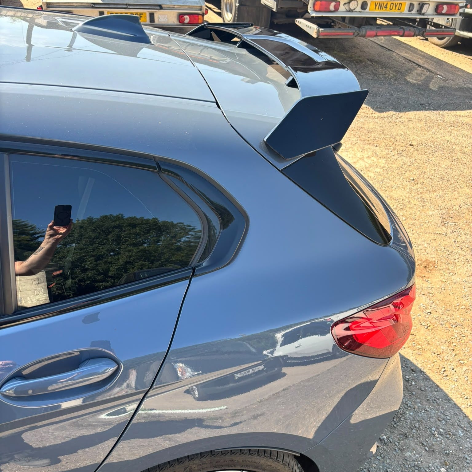 MP Style Gloss Black Roof Spoiler for BMW F40 1 Series 19-Present