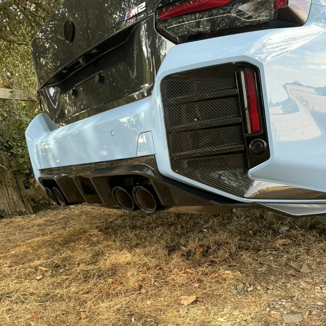 SQ-C Style Pre-Preg Carbon Fibre Rear Diffuser for BMW G87 M2 2023-Present