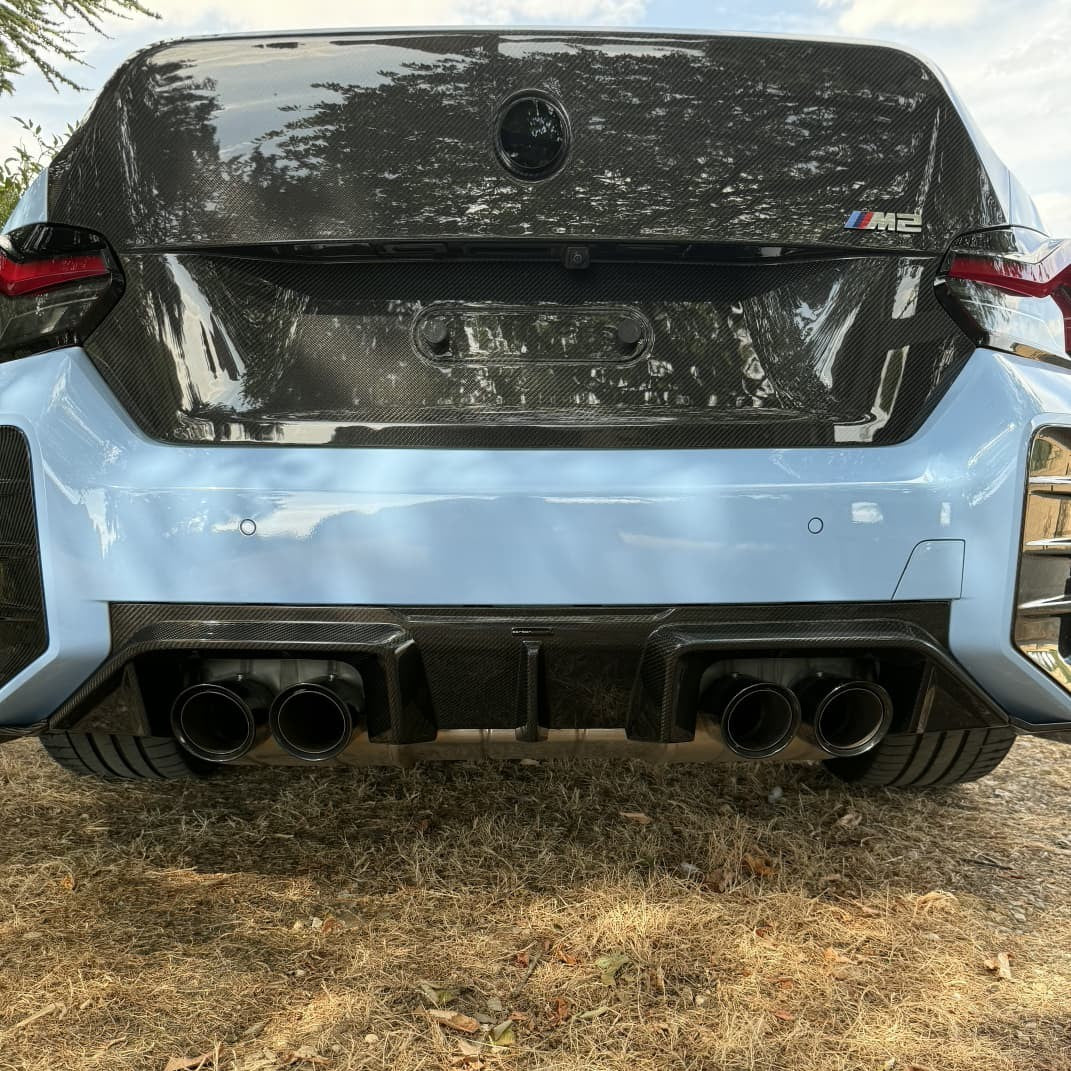 SQ-C Style Pre-Preg Carbon Fibre Rear Diffuser for BMW G87 M2 2023-Present