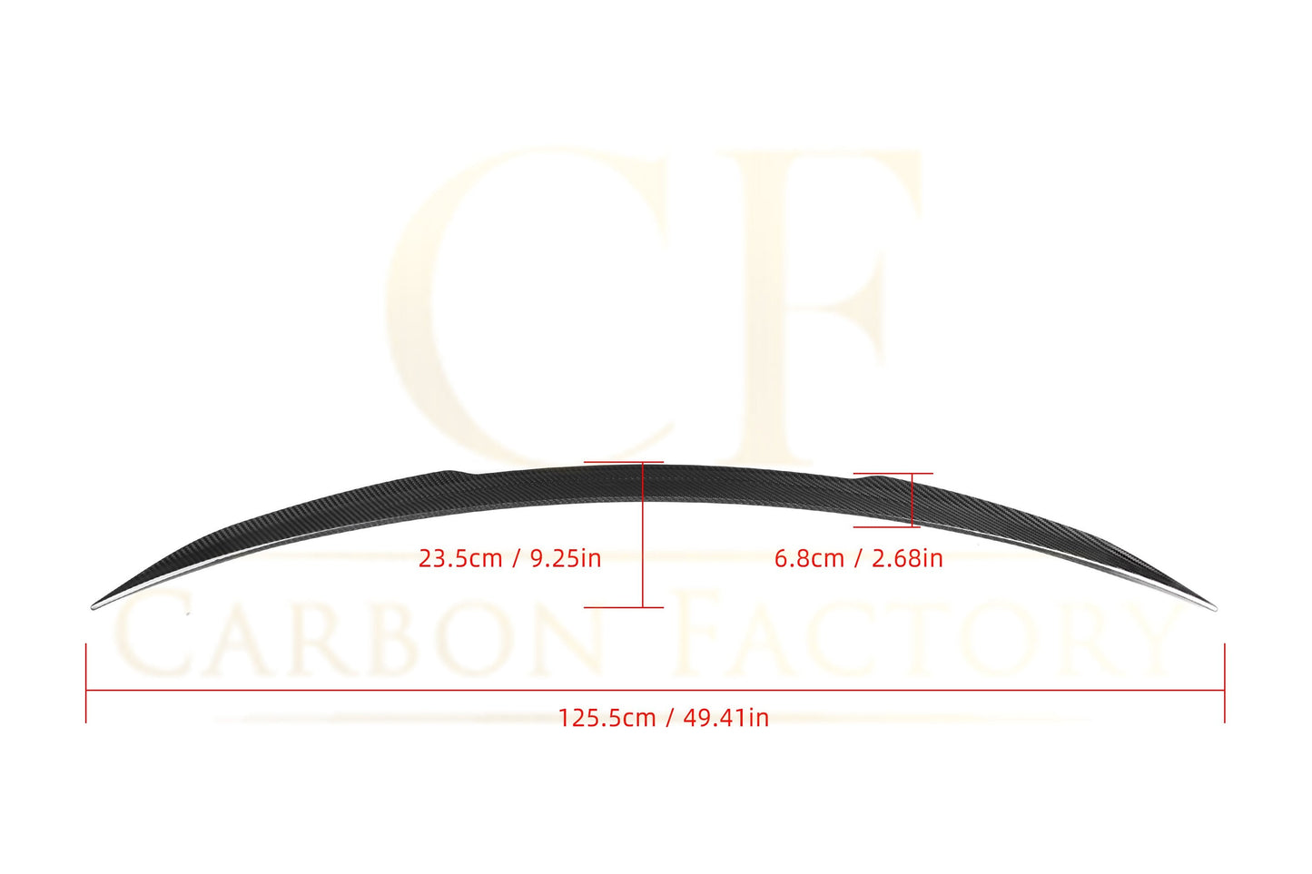 X Style Pre-Preg Carbon Fibre Boot Spoiler for Mercedes Benz C238 E Class Coupe 17-Present-Carbon Factory