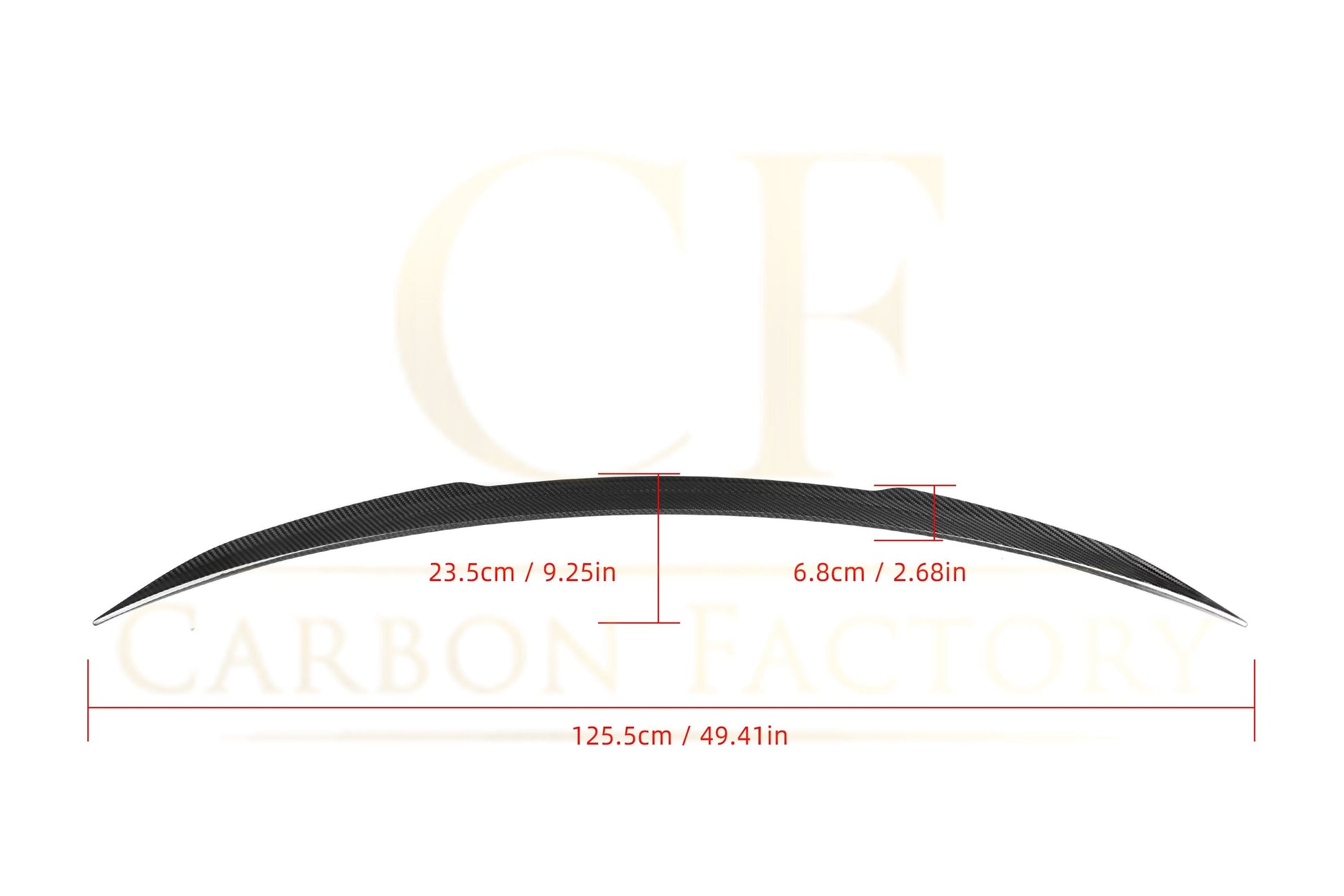 X Style Pre-Preg Carbon Fibre Boot Spoiler for Mercedes Benz C238 E Class Coupe 17-Present-Carbon Factory