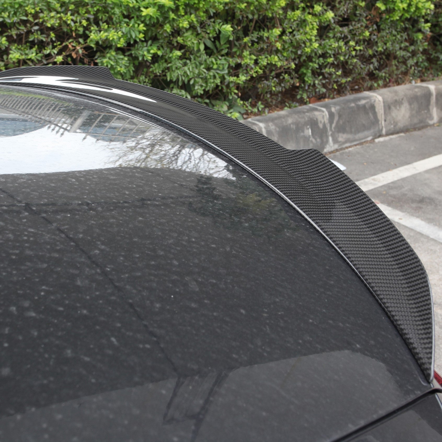 X Style Pre-Preg Carbon Fibre Boot Spoiler for Mercedes Benz C257 CLS Saloon 20-Present-Carbon Factory