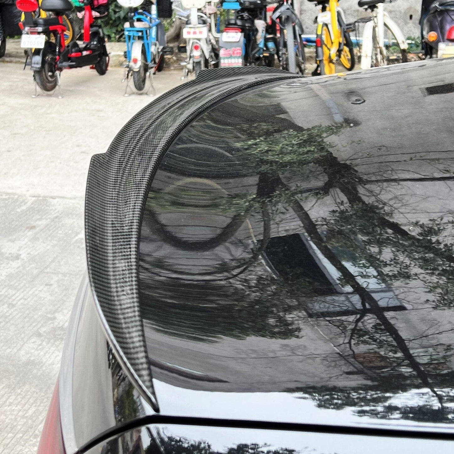 X Style Pre-Preg Carbon Fibre Boot Spoiler for Mercedes Benz W213 E Class Saloon 17-Present-Carbon Factory