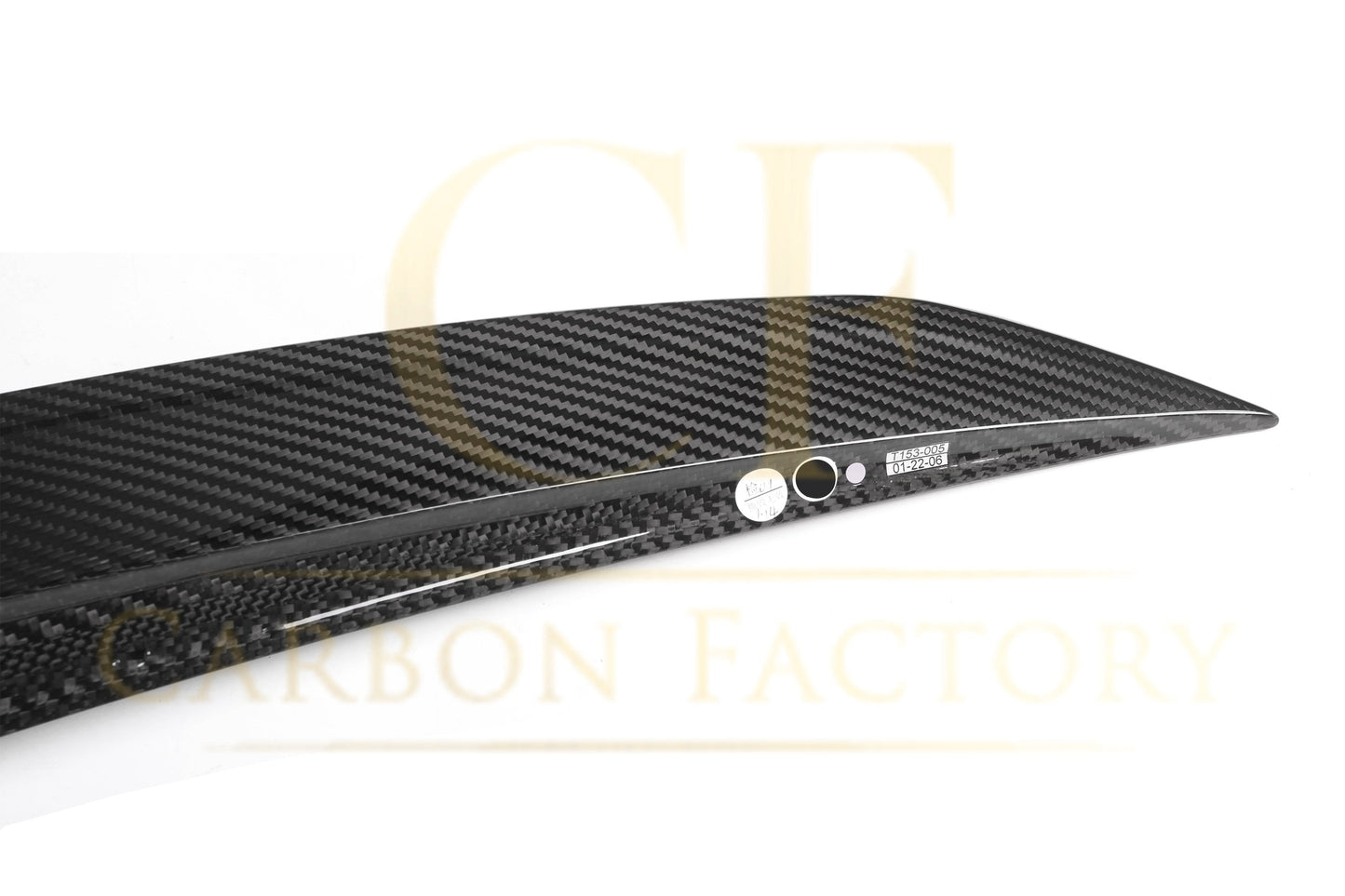X Style Pre-Preg Carbon Fibre Boot Spoiler for Mercedes Benz W222 S Class Saloon 14-20-Carbon Factory