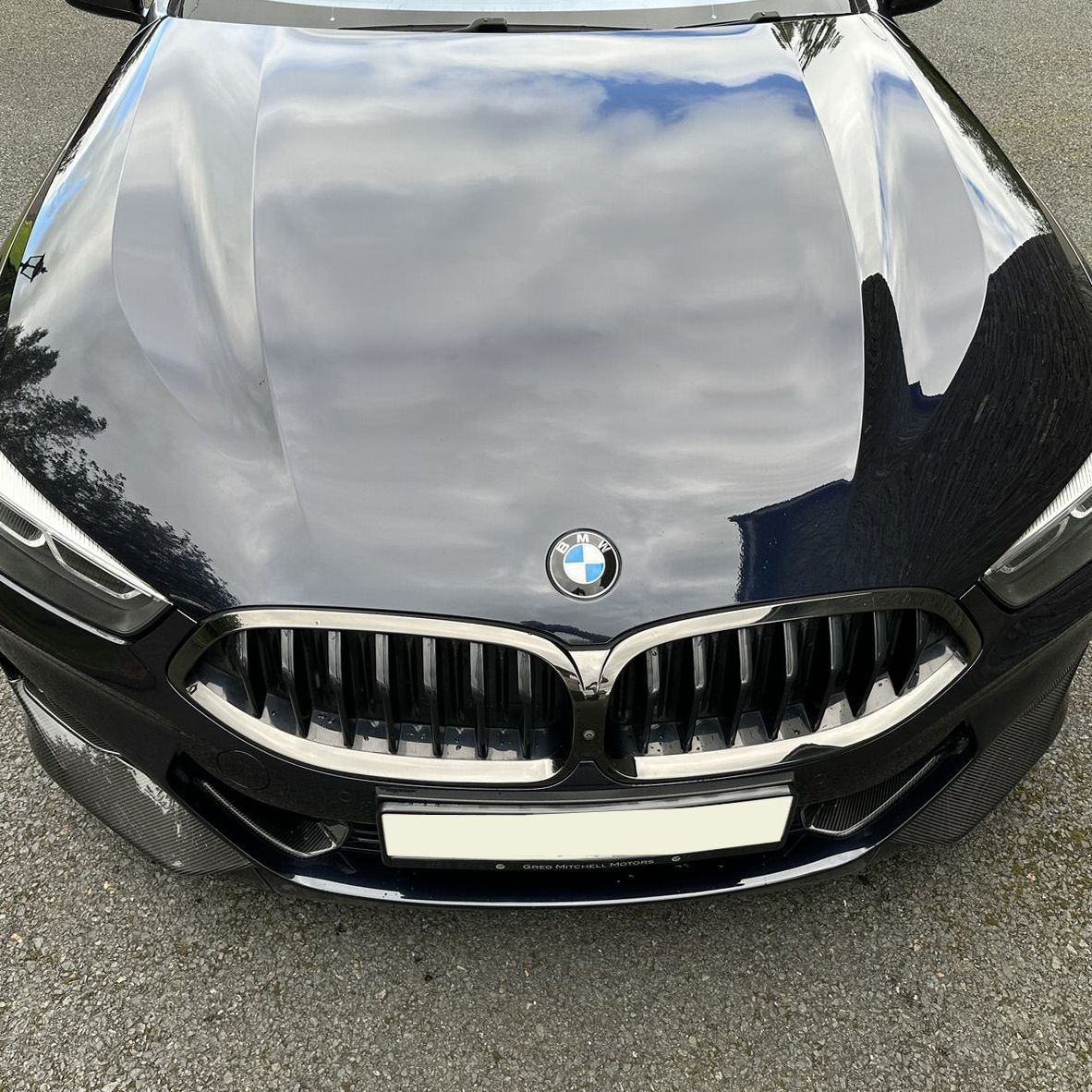 X Style Pre-Preg Carbon Fibre Front Splitter for BMW G14 G15 G16 8 Series 20-24-Carbon Factory