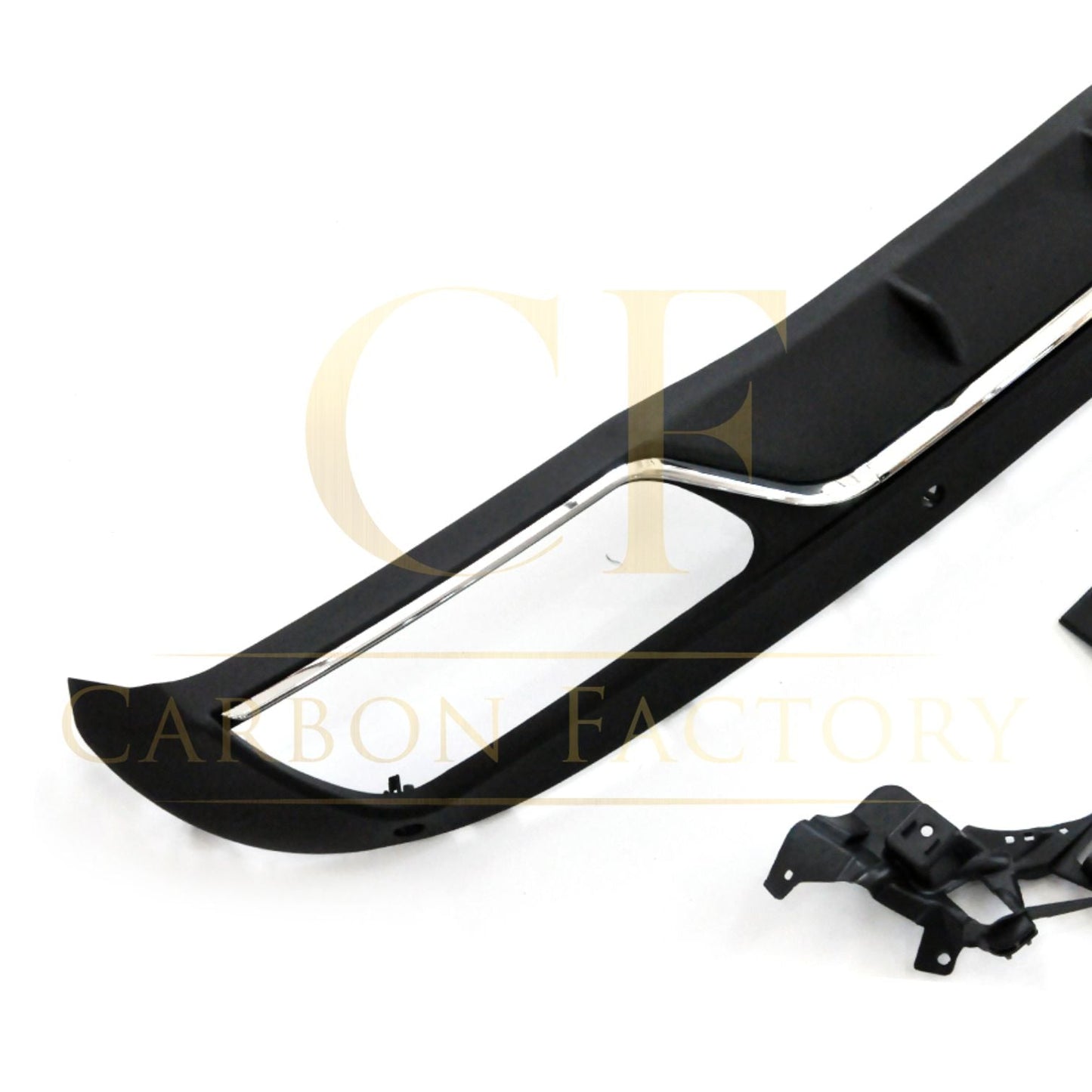 Z Style Gloss Black Rear Diffuser & Exhaust Tips for Mercedes Benz W205 C Class & C63 Saloon & Estate 15-21-Carbon Factory