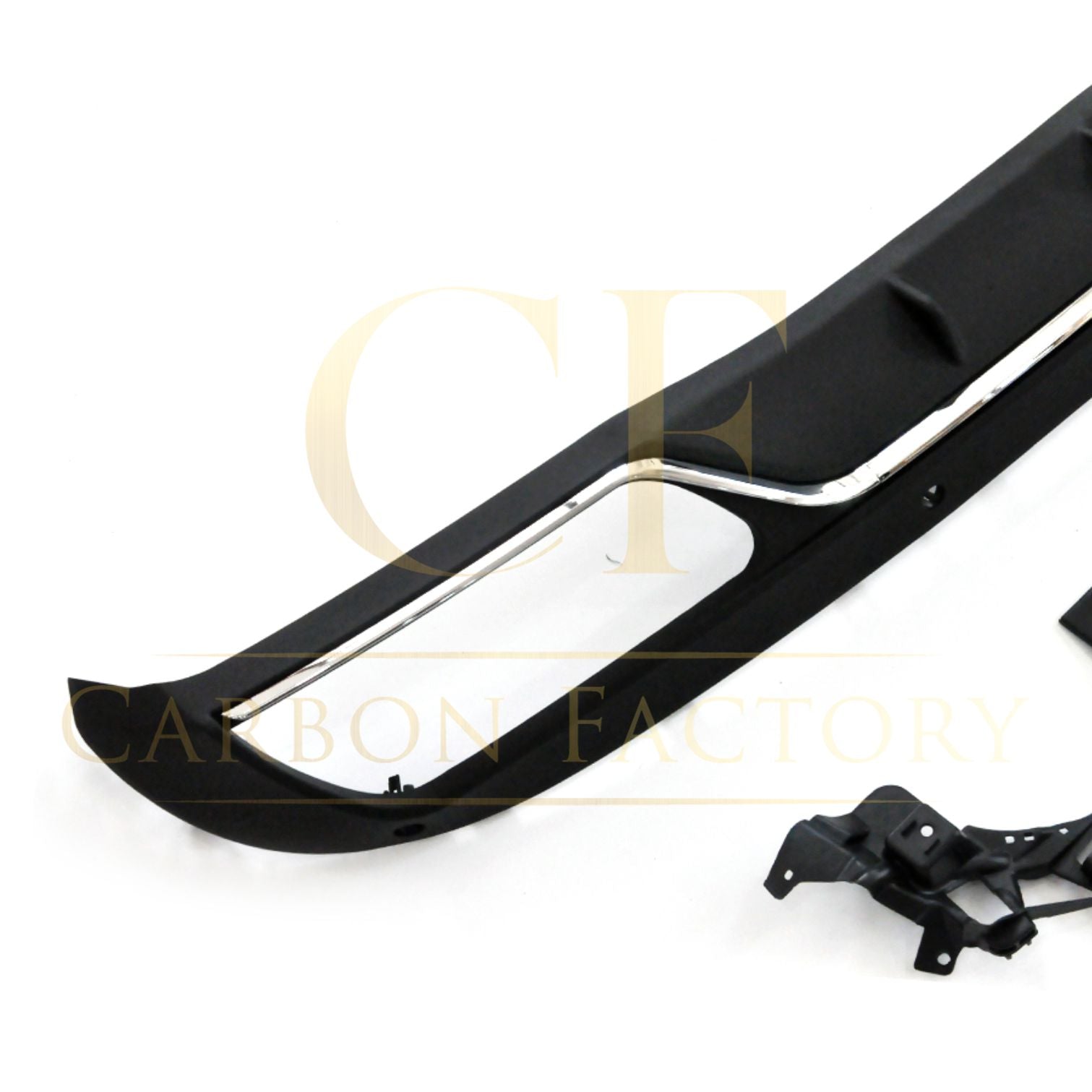 Z Style Gloss Black Rear Diffuser & Exhaust Tips for Mercedes Benz W205 C Class & C63 Saloon & Estate 15-21-Carbon Factory