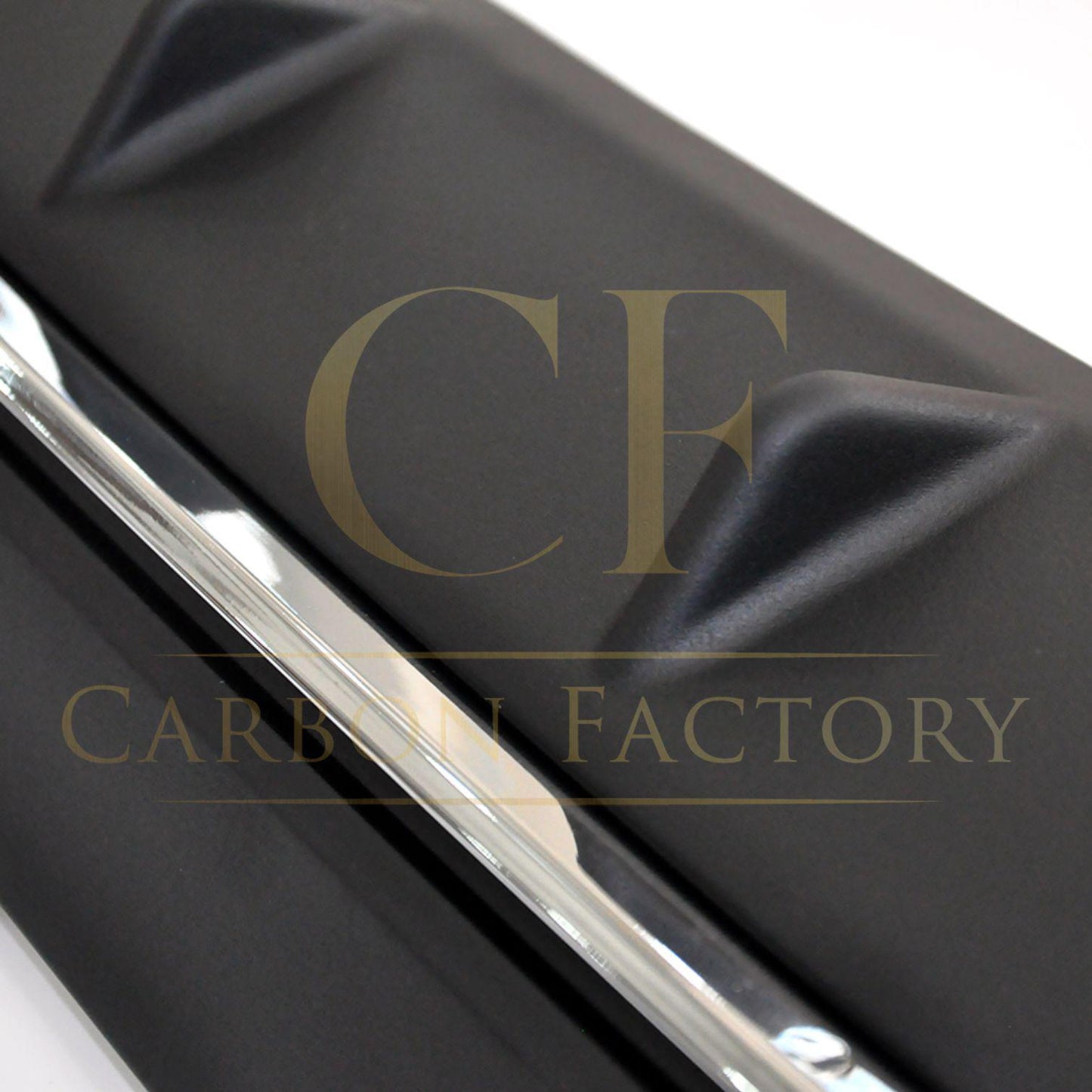 Z Style Gloss Black Rear Diffuser & Exhaust Tips for Mercedes Benz W205 C Class & C63 Saloon & Estate 15-21-Carbon Factory