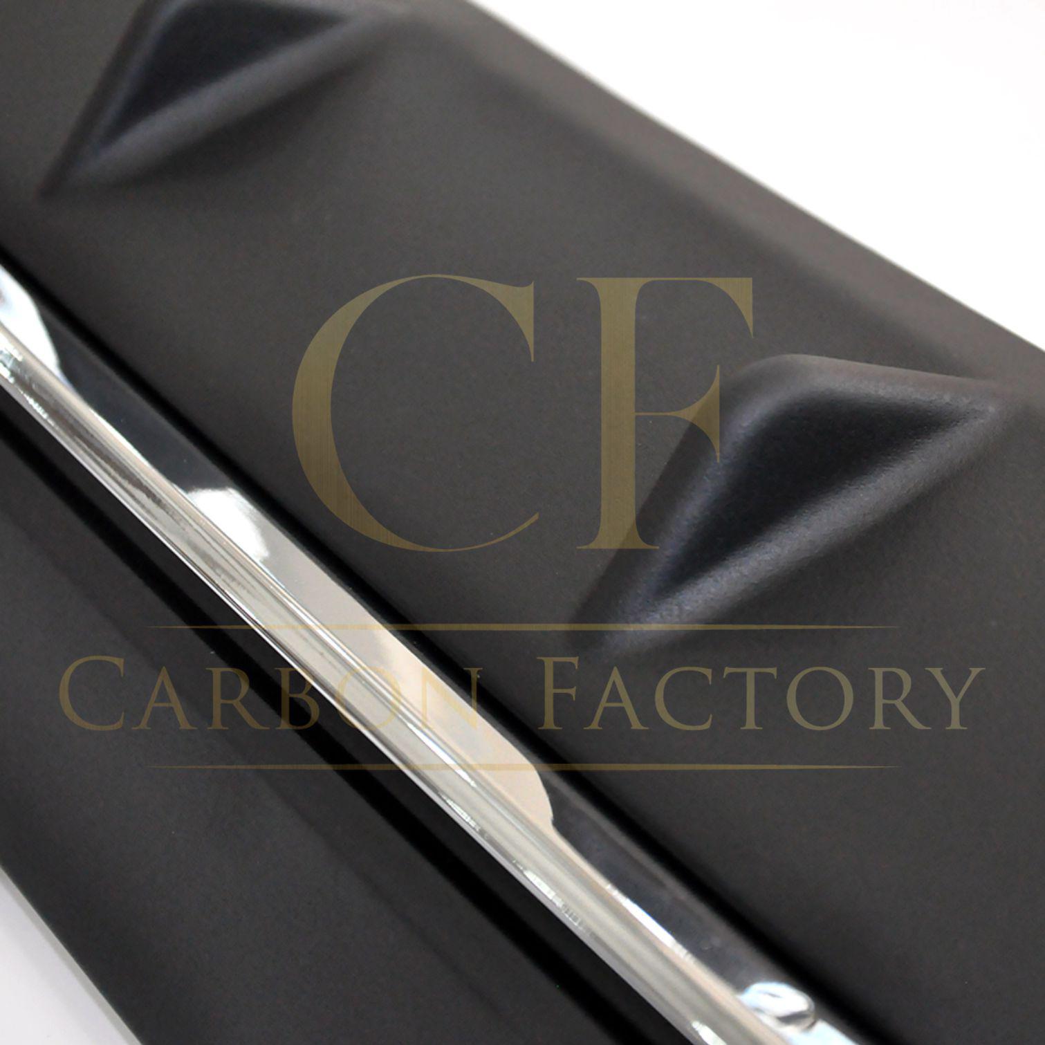 Z Style Gloss Black Rear Diffuser & Exhaust Tips for Mercedes Benz W205 C Class & C63 Saloon & Estate 15-21-Carbon Factory