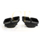 Z Style Gloss Black Rear Diffuser & Exhaust Tips for Mercedes Benz W205 C Class & C63 Saloon & Estate 15-21-Carbon Factory