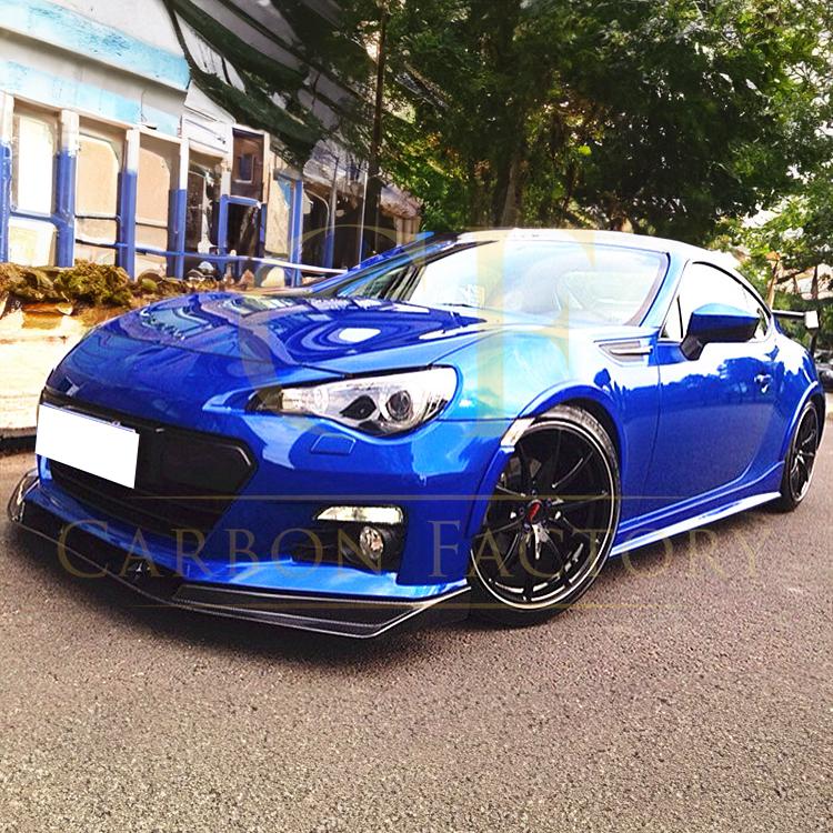 ZE Style Carbon Fibre Front Splitter for Toyota GT86 13-16-Carbon Factory