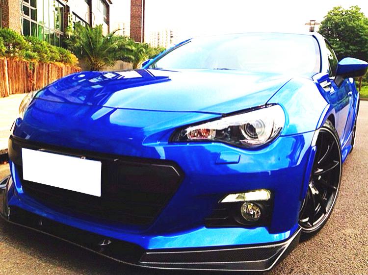 ZE Style Carbon Fibre Front Splitter for Toyota GT86 13-16-Carbon Factory