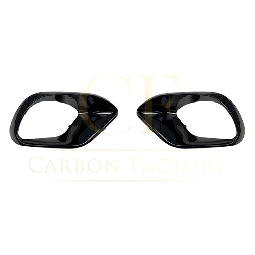 Gloss Black Front Canards Set for Mercedes Benz W118 CLA AMG 19-23 - Carbon Factory