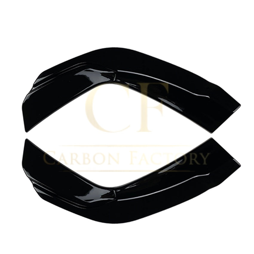 Gloss Black Rear Bumper Spats for Mercedes Benz W177 A35 A45 Saloon 18-25