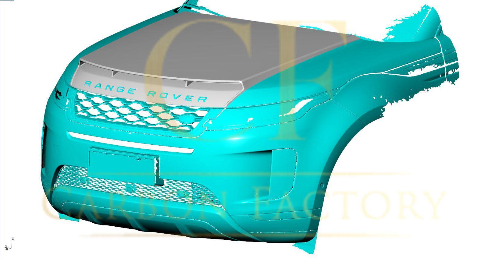 Carbon Fibre Bonnet Hood for Land Rover Range Rover Sport 20-22 - Carbon Factory