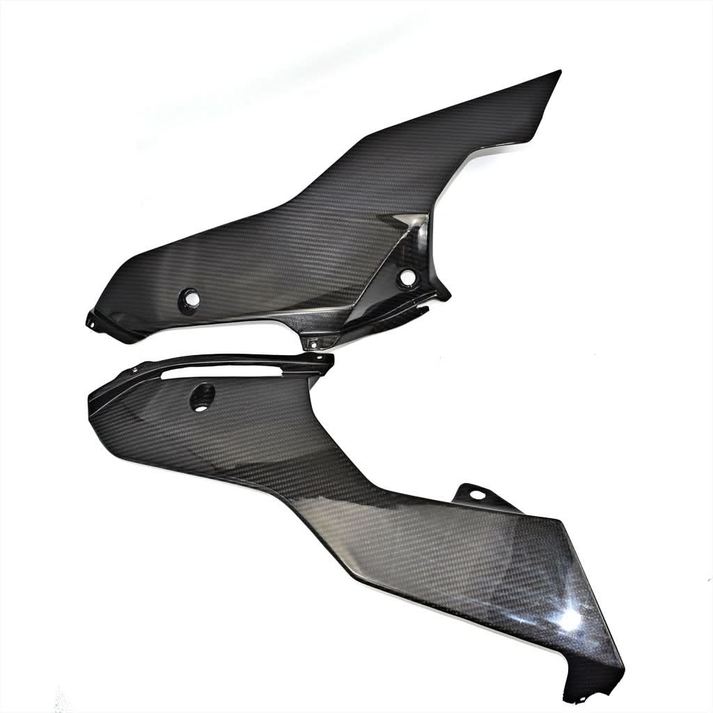 Pre-preg Carbon Fibre Carbon Belly Pans for Yamaha R6 2017-2022 - Carbon Factory