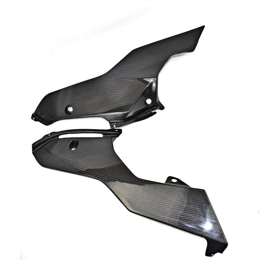 Pre-preg Carbon Fibre Carbon Belly Pans for Yamaha R6 2017-2022 - Carbon Factory