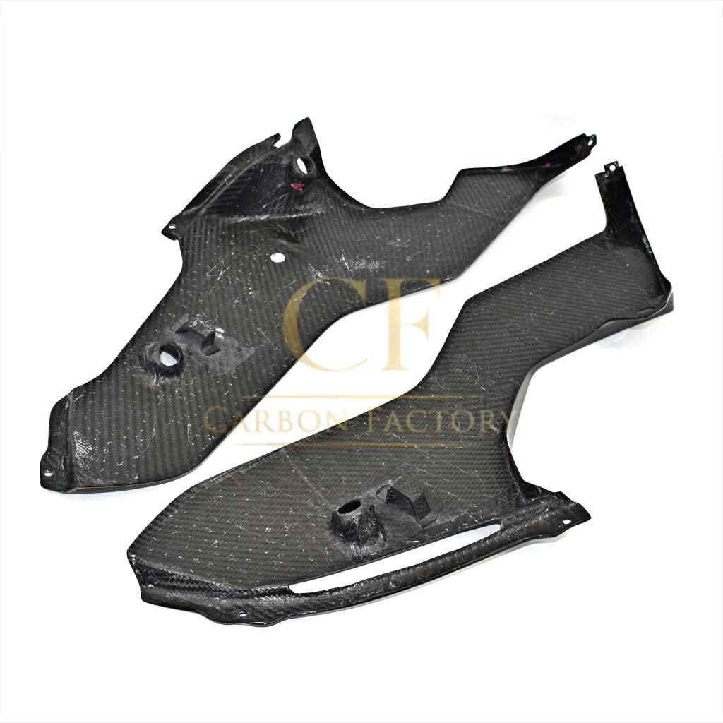 Pre-preg Carbon Fibre Carbon Belly Pans for Yamaha R6 2017-2022 - Carbon Factory