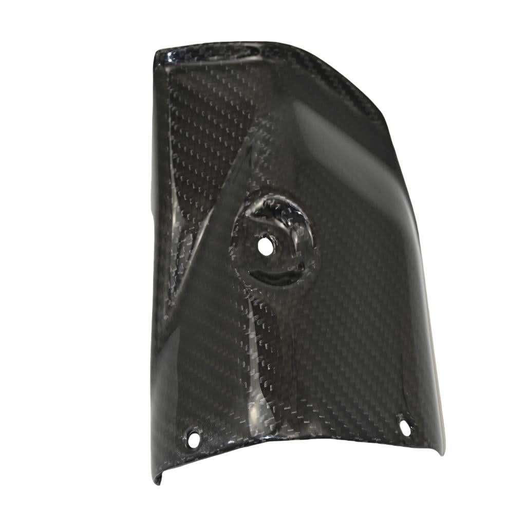 Pre-preg Carbon Fibre Carbon Exhaust Cover for Yamaha R6 2017-2022 - Carbon Factory