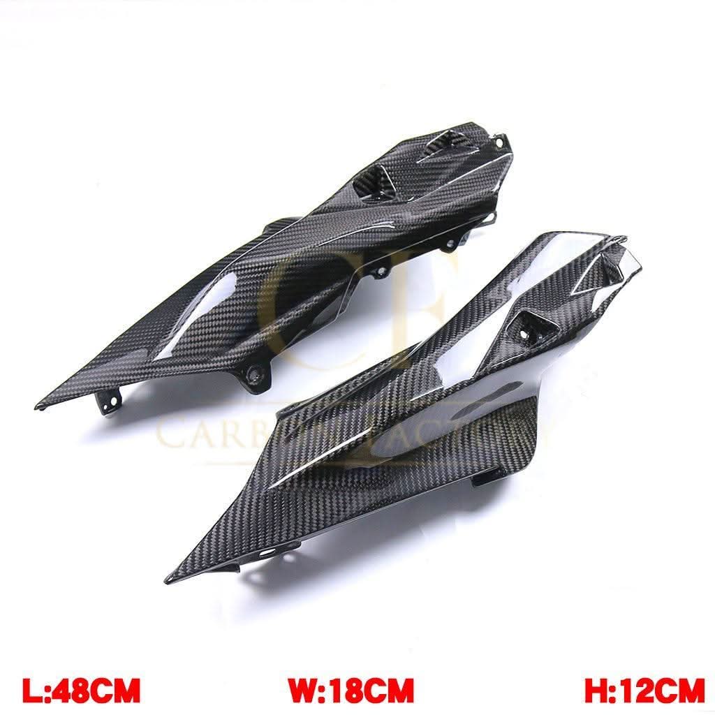 Pre-preg Carbon Fibre Carbon Rear Side Fairings for Yamaha R7 2022-Present - Carbon Factory
