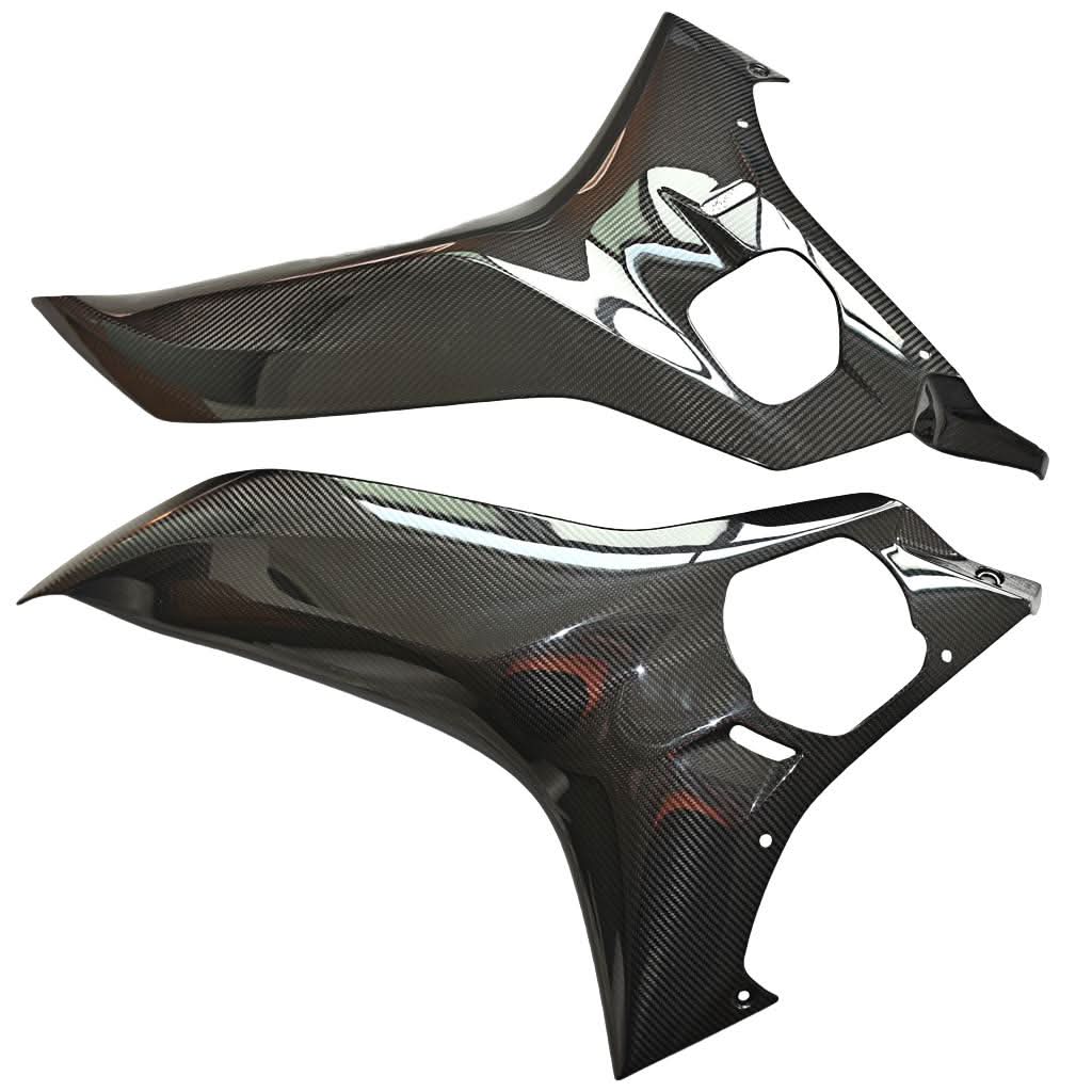 Pre-preg Carbon Fibre Carbon Side Fairings for Yamaha R6 2017-2022 - Carbon Factory