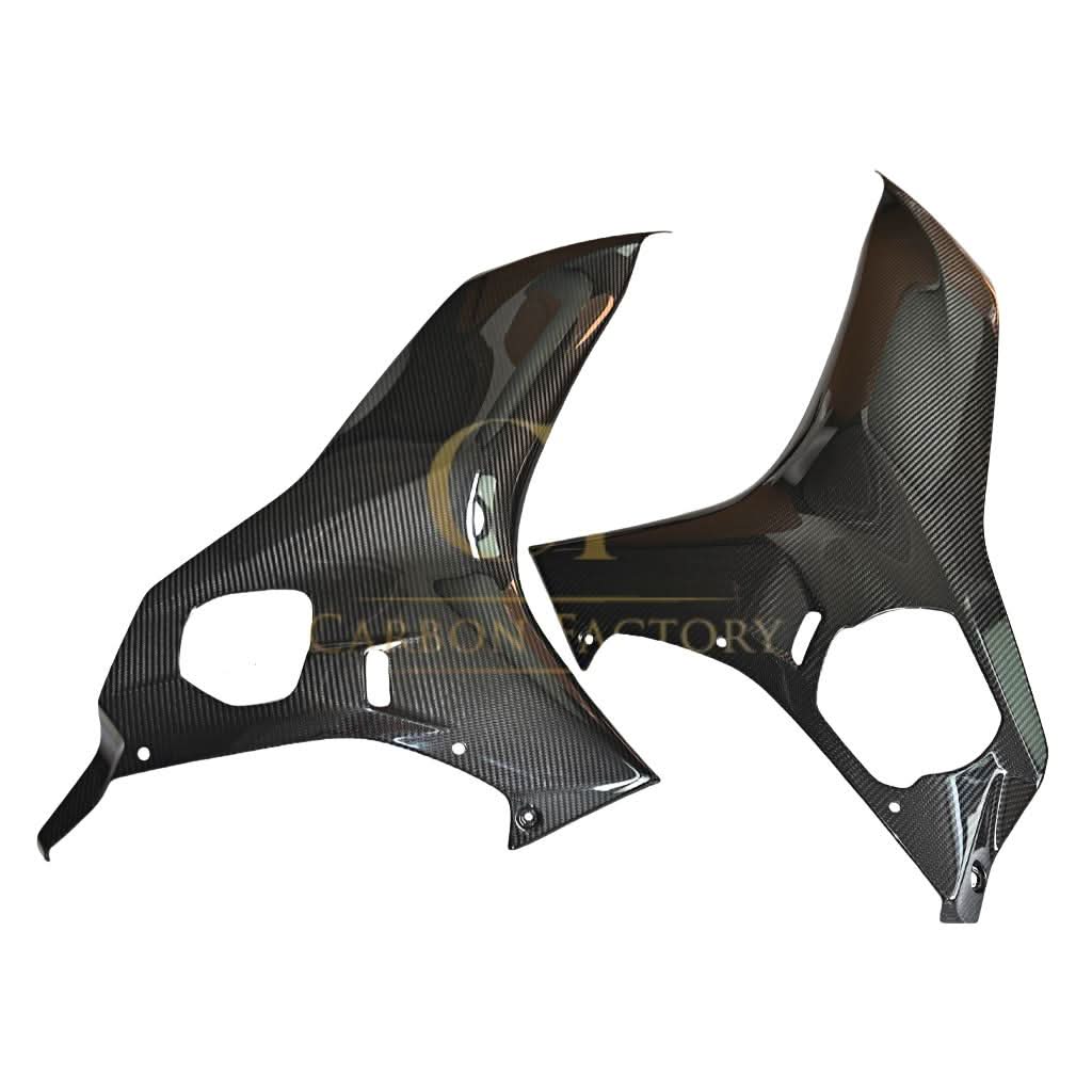Pre-preg Carbon Fibre Carbon Side Fairings for Yamaha R6 2017-2022 - Carbon Factory