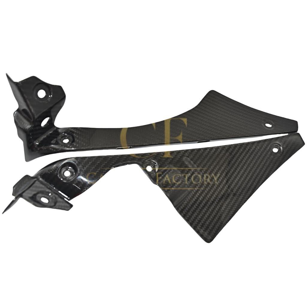 Pre-preg Carbon Fibre Carbon Side Panels A for Yamaha R6 2017-2022 - Carbon Factory