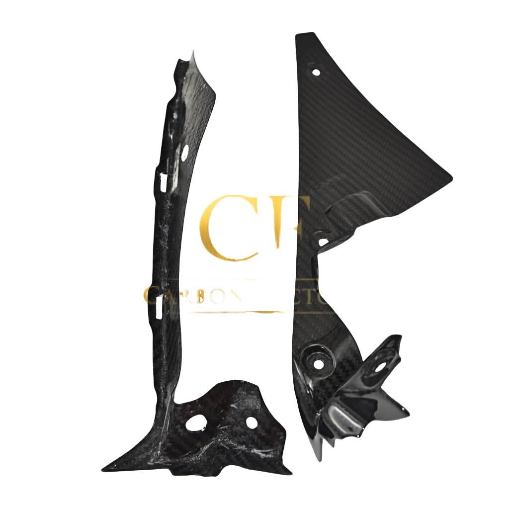 Pre-preg Carbon Fibre Carbon Side Panels A for Yamaha R6 2017-2022 - Carbon Factory