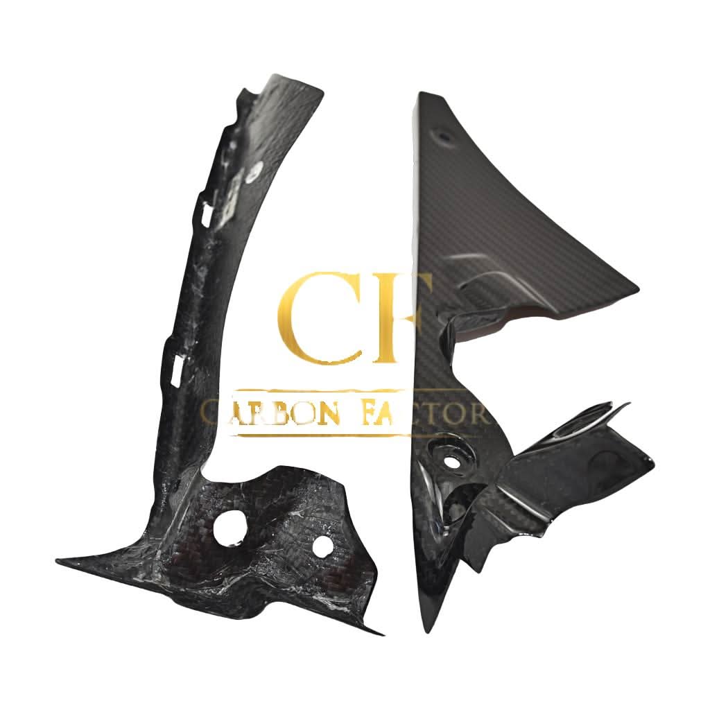 Pre-preg Carbon Fibre Carbon Side Panels A for Yamaha R6 2017-2022 - Carbon Factory