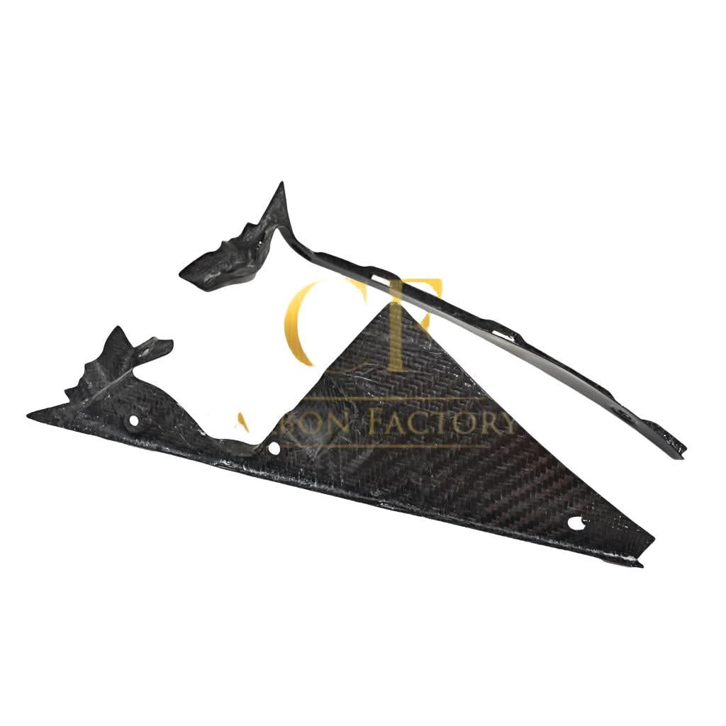 Pre-preg Carbon Fibre Carbon Side Panels A for Yamaha R6 2017-2022 - Carbon Factory