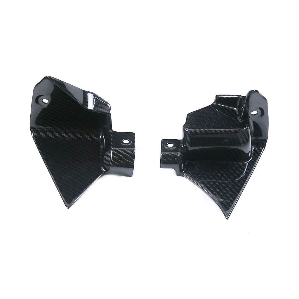 Pre-preg Carbon Fibre Dash Panel Side Covers for Yamaha R1 2020-2024 - Carbon Factory