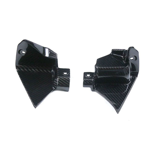 Pre-preg Carbon Fibre Dash Panel Side Covers for Yamaha R1 2020-2024 - Carbon Factory