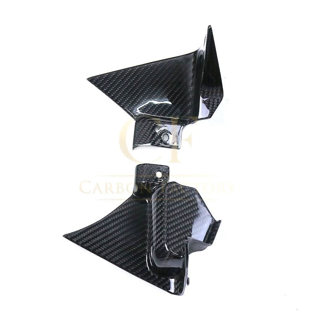 Pre-preg Carbon Fibre Dash Panel Side Covers for Yamaha R1 2020-2024 - Carbon Factory