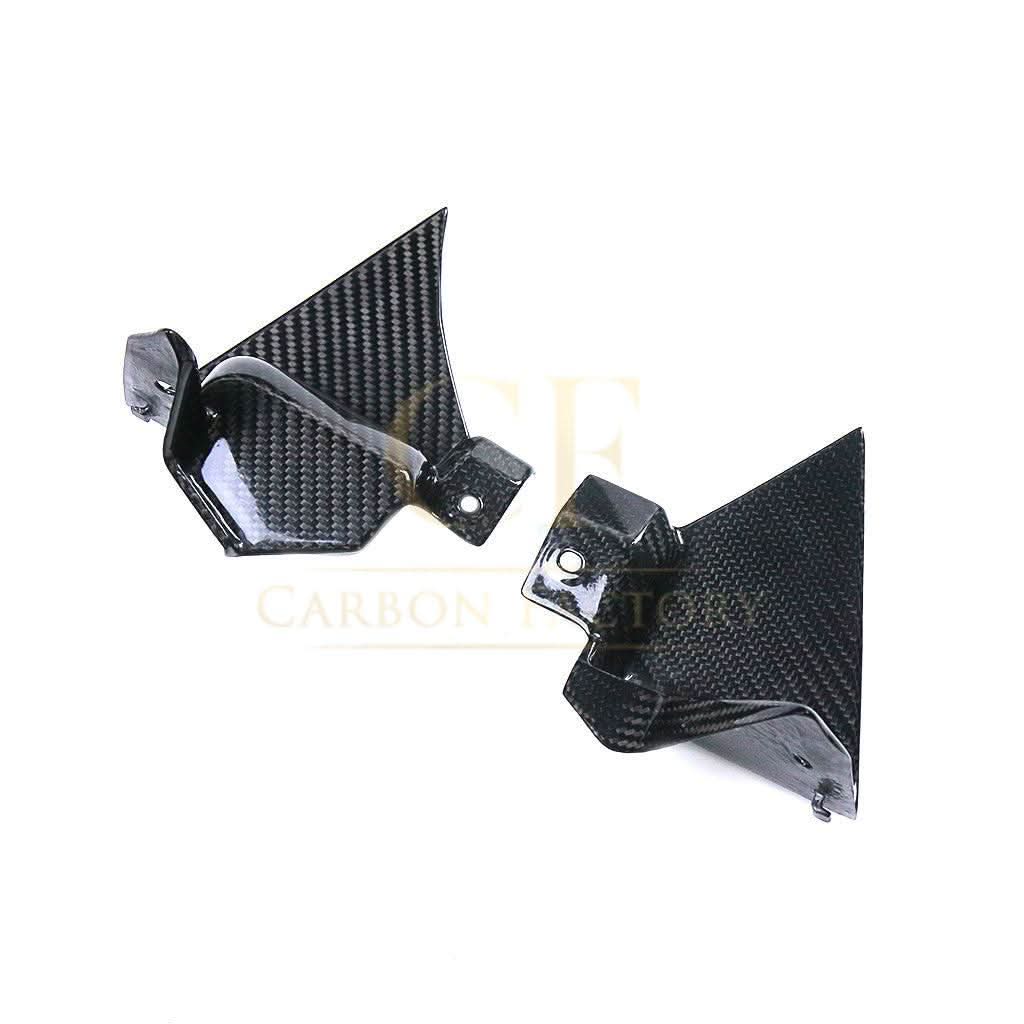 Pre-preg Carbon Fibre Dash Panel Side Covers for Yamaha R1 2020-2024 - Carbon Factory