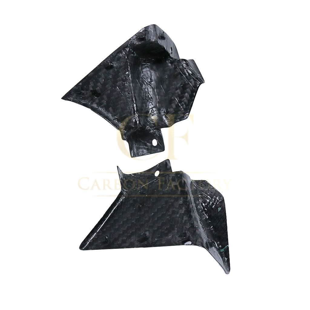 Pre-preg Carbon Fibre Dash Panel Side Covers for Yamaha R1 2020-2024 - Carbon Factory