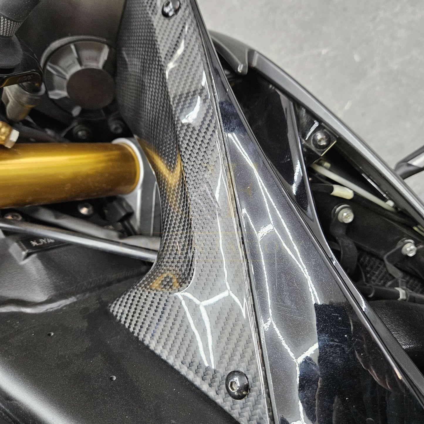 Pre-preg Carbon Fibre Dash Panels for Yamaha R6 2008-2015 - Carbon Factory