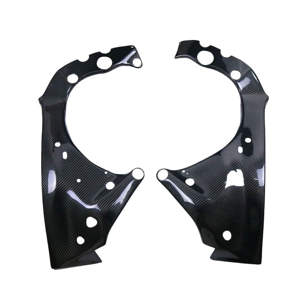 Pre-preg Carbon Fibre Frame Covers for Yamaha R1 2015-2024 - Carbon Factory
