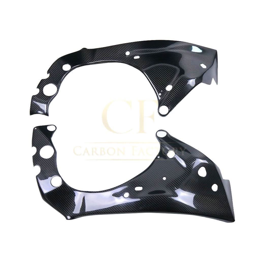 Pre-preg Carbon Fibre Frame Covers for Yamaha R1 2015-2024 - Carbon Factory