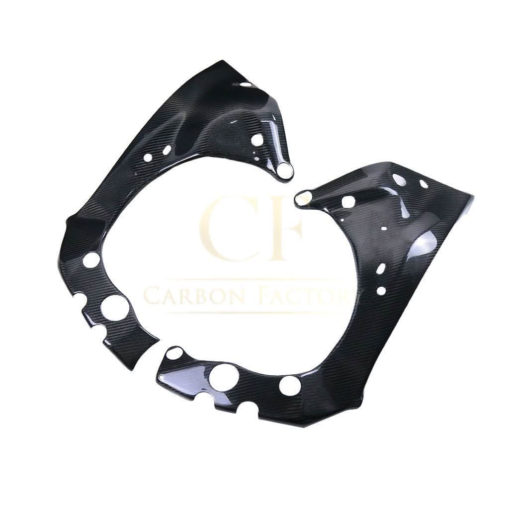 Pre-preg Carbon Fibre Frame Covers for Yamaha R1 2015-2024 - Carbon Factory