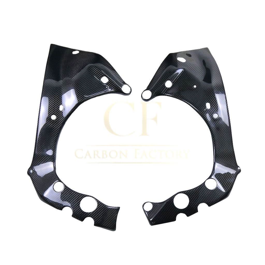 Pre-preg Carbon Fibre Frame Covers for Yamaha R1 2015-2024 - Carbon Factory