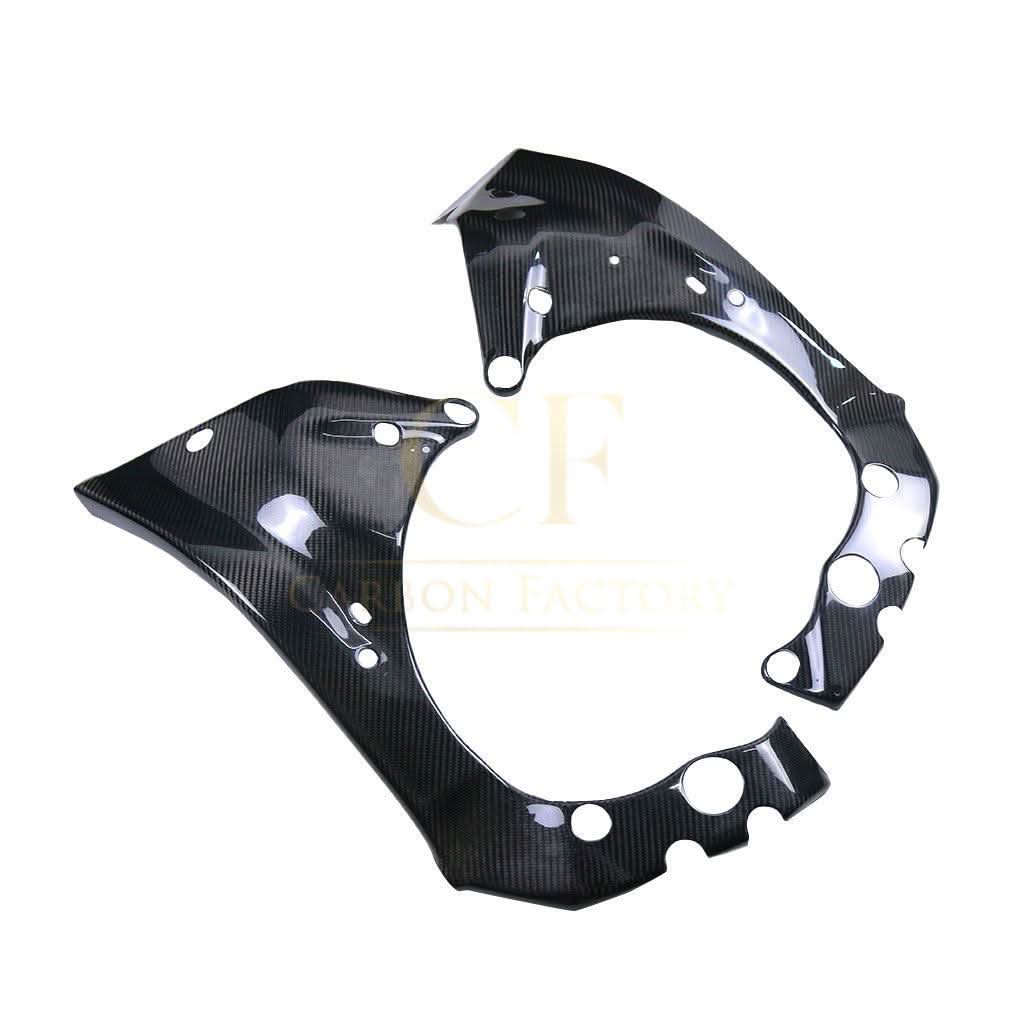 Pre-preg Carbon Fibre Frame Covers for Yamaha R1 2015-2024 - Carbon Factory