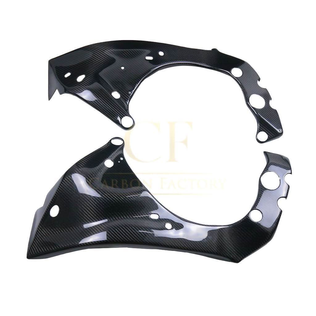 Pre-preg Carbon Fibre Frame Covers for Yamaha R1 2015-2024 - Carbon Factory