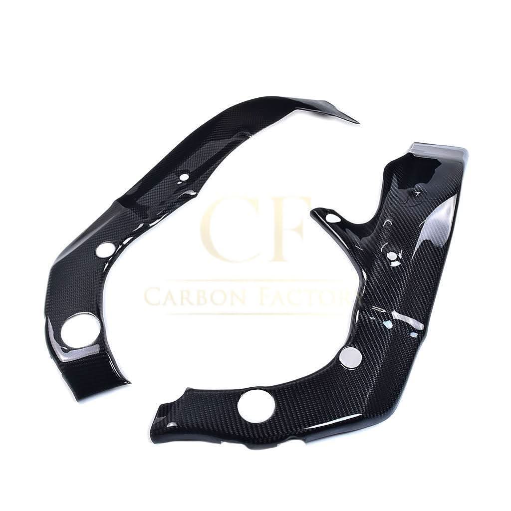 Pre-preg Carbon Fibre Frame Covers for Yamaha R6 2017-2022 - Carbon Factory