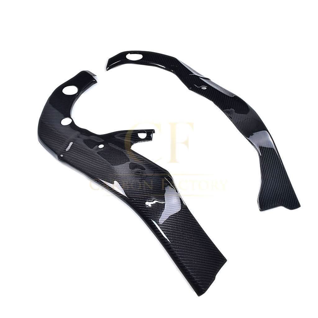 Pre-preg Carbon Fibre Frame Covers for Yamaha R6 2017-2022 - Carbon Factory