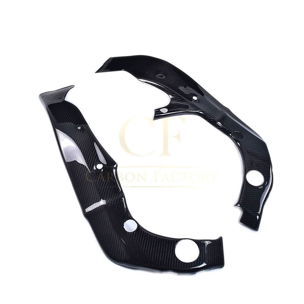 Pre-preg Carbon Fibre Frame Covers for Yamaha R6 2017-2022 - Carbon Factory
