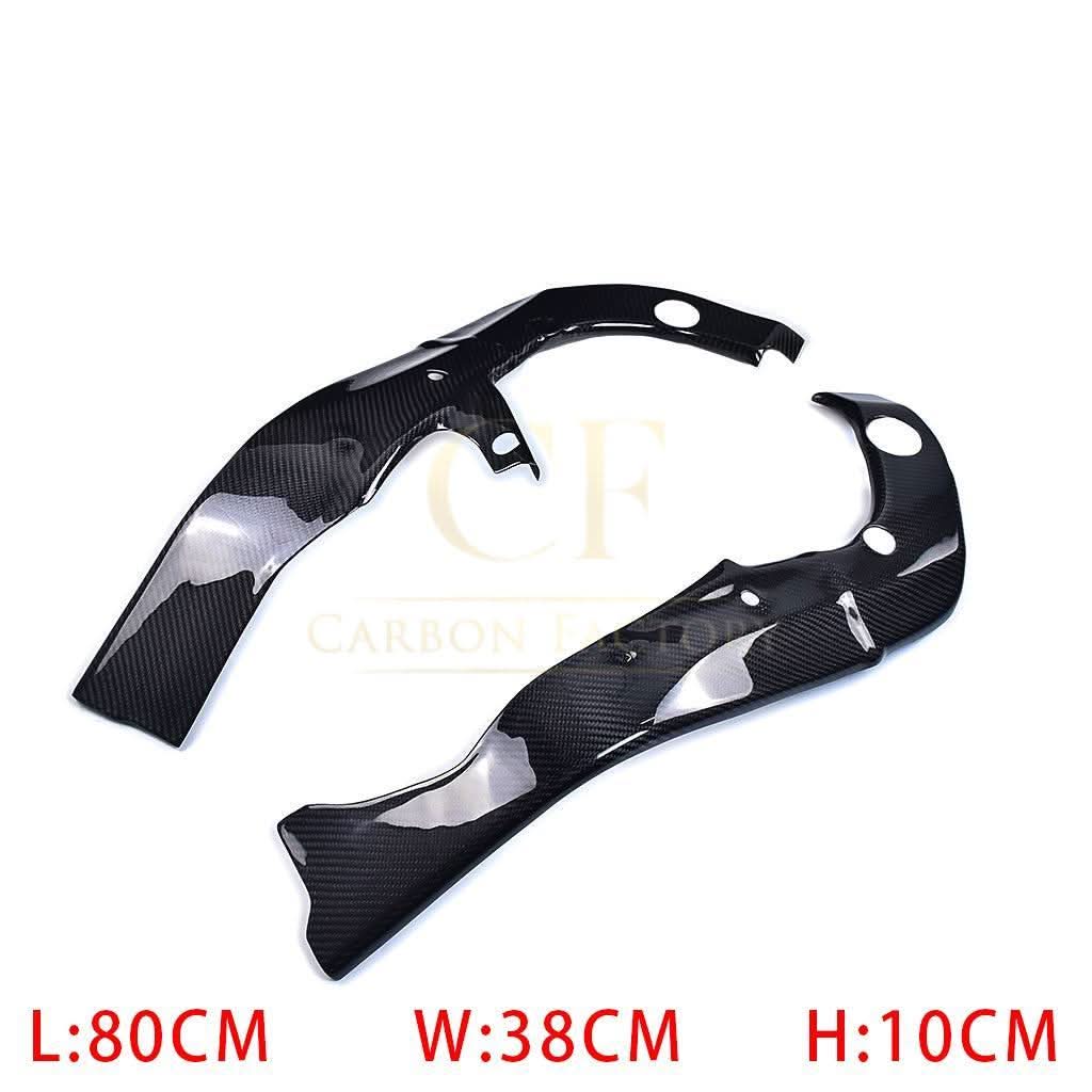 Pre-preg Carbon Fibre Frame Covers for Yamaha R6 2017-2022 - Carbon Factory