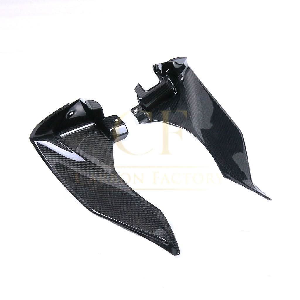 Pre-preg Carbon Fibre Front Dash Panel Side Covers for Yamaha R1 2020-2024 - Carbon Factory