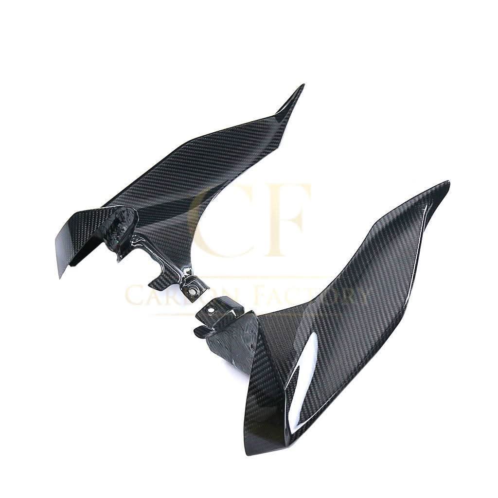 Pre-preg Carbon Fibre Front Dash Panel Side Covers for Yamaha R1 2020-2024 - Carbon Factory