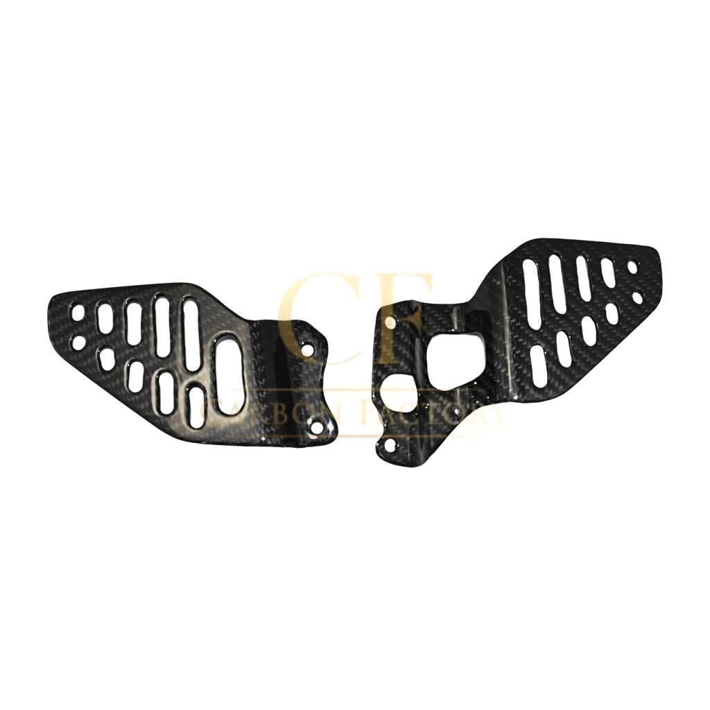 Pre-preg Carbon Fibre Heel Plates for Yamaha R6 2008-2015 - Carbon Factory